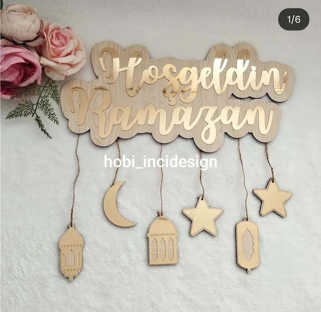 RAMAZAN DUVAR SÜS 60 CM - (50 CM 375 ₺)